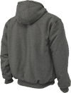Am image of a Custom Tough Duck Insulated Hoodie in Charcoal!