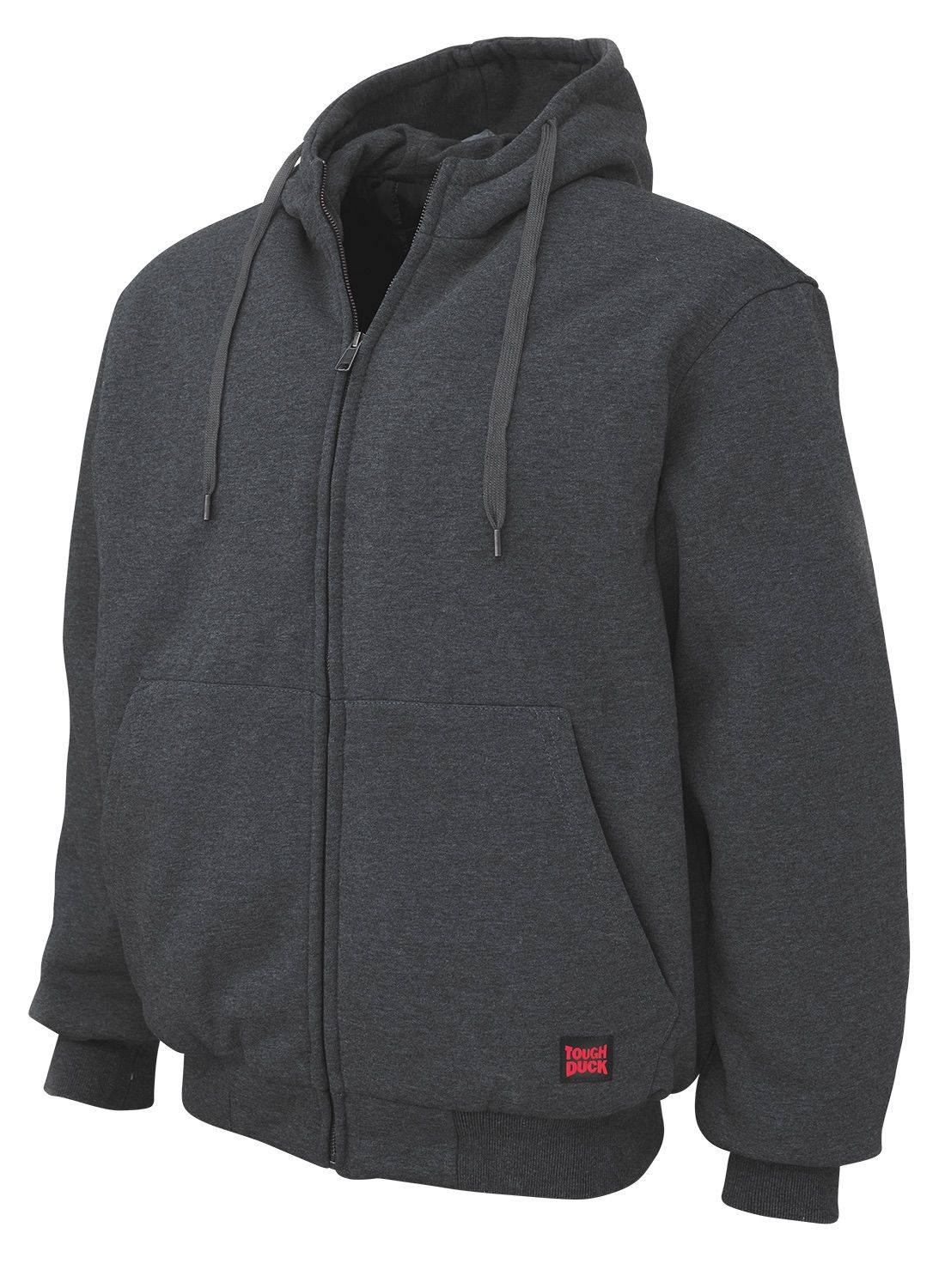 Tough Duck Insulated Hoodie in Charcoal