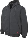 Am image of a Custom Tough Duck Insulated Hoodie in Charcoal!