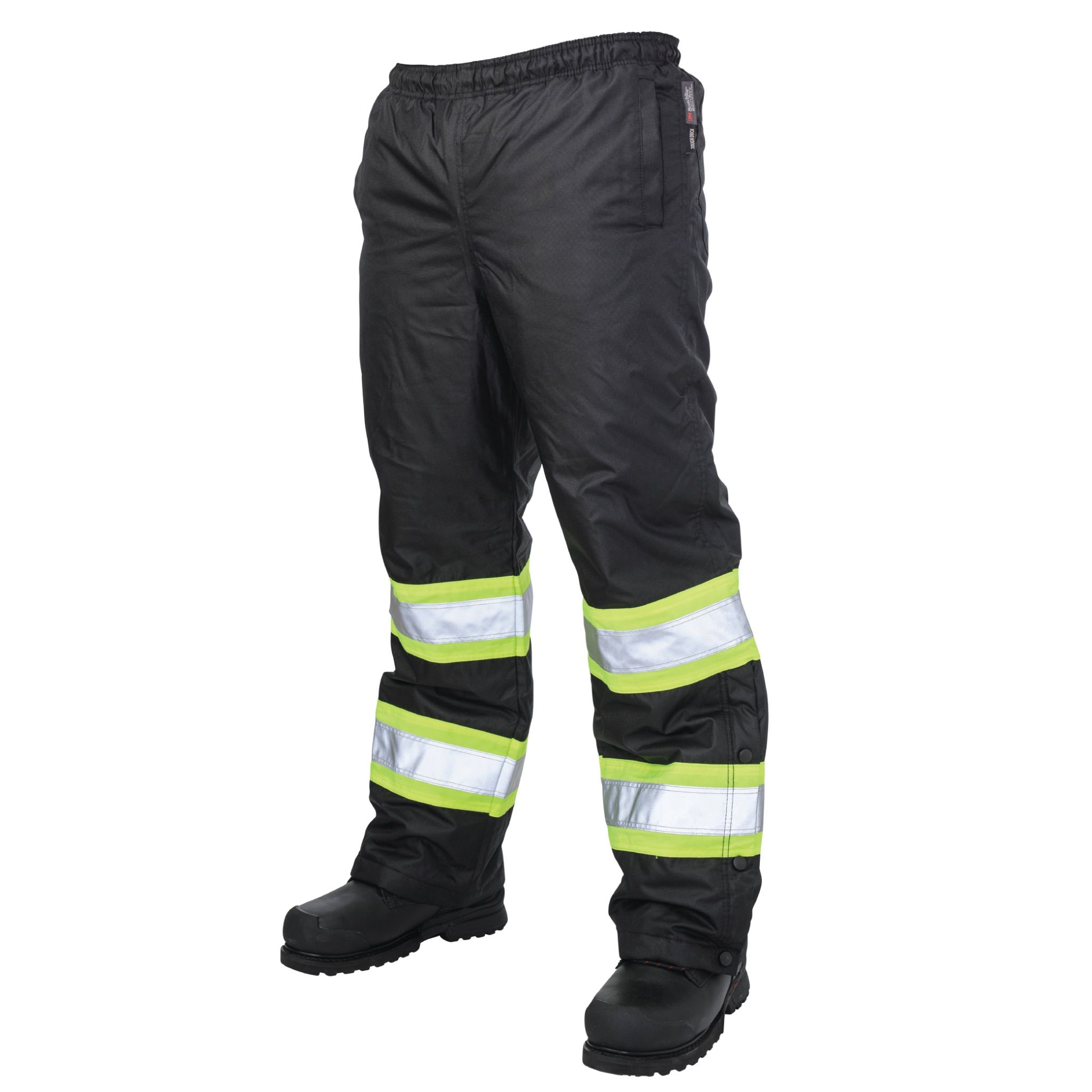 Tough Duck Insulated Safety Pull On Pant in Black