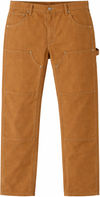 An image of a Custom Tough Duck Loose Fit Washed Duck Double Front Pants in Brown!
