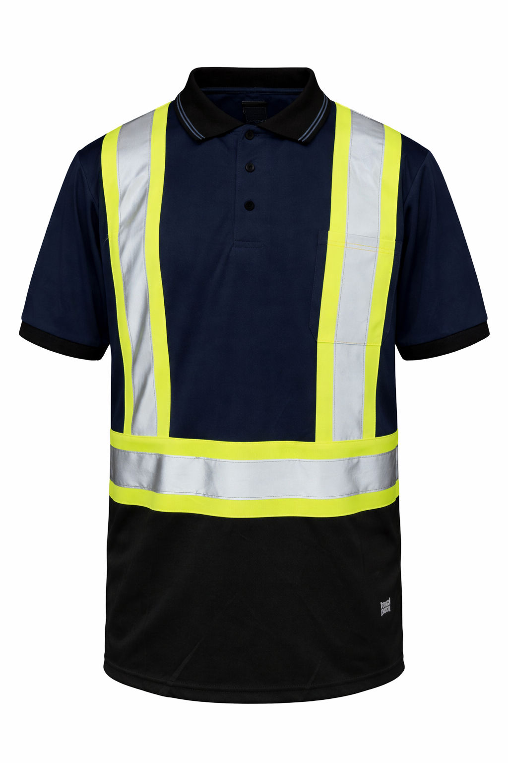 Tough Duck Mesh Safety Polo Shirt in Navy