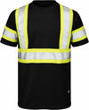 An image of a Custom Tough Duck Micro Mesh Safety TShirt in Black!