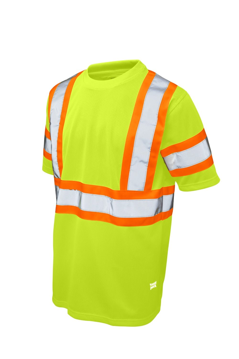 Tough Duck Micro Mesh Safety TShirt in Fluorescent Green