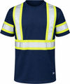 An image of a Custom Tough Duck Micro Mesh Safety TShirt in Navy!