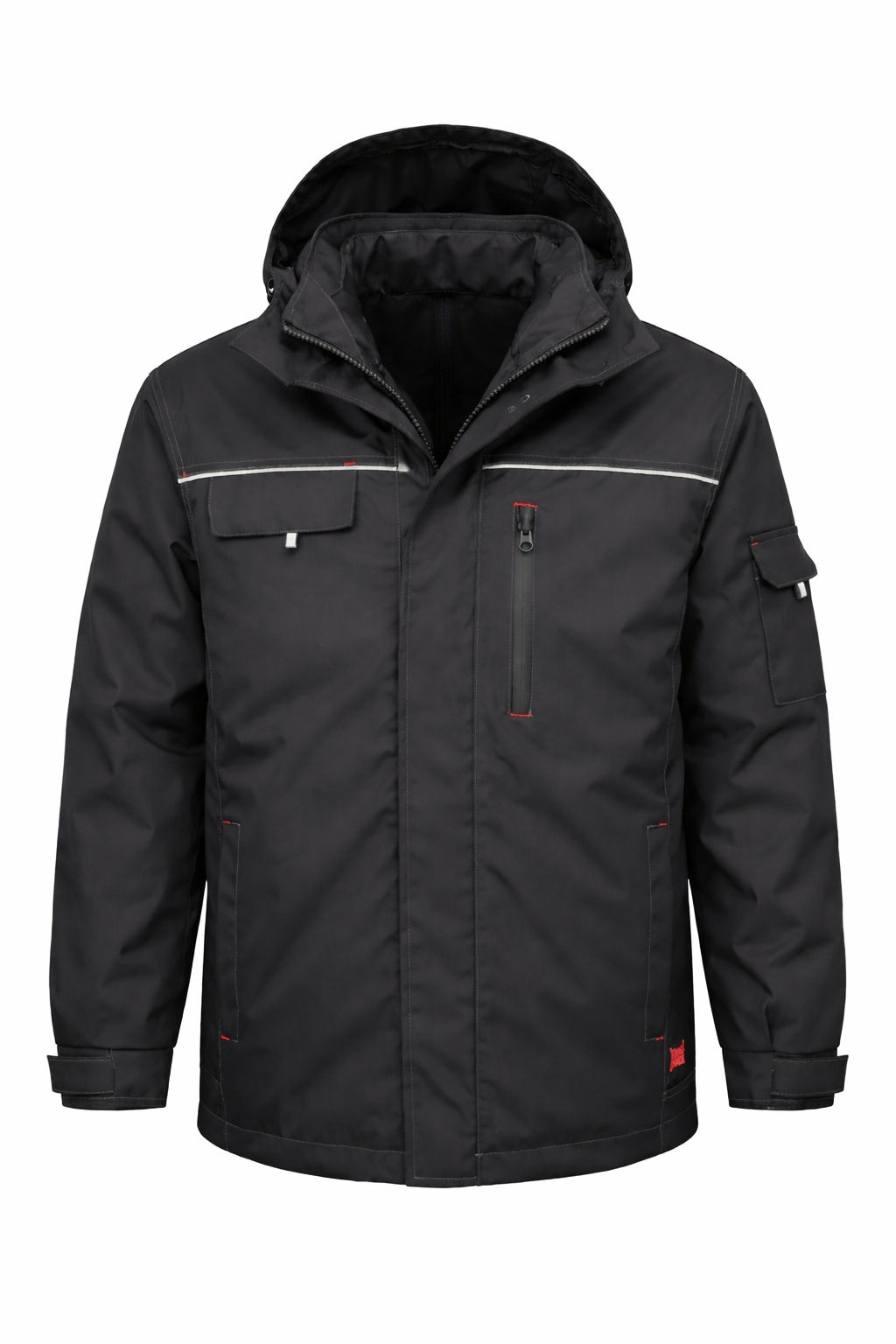 Tough Duck PolyOxford 3 in 1 Parka in Black