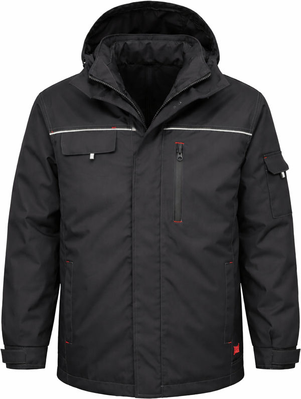An image of a Custom Tough Duck PolyOxford 3 in 1 Parka in Black!