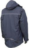 Am image of a Custom Tough Duck PolyOxford 3 in 1 Parka in Navy!