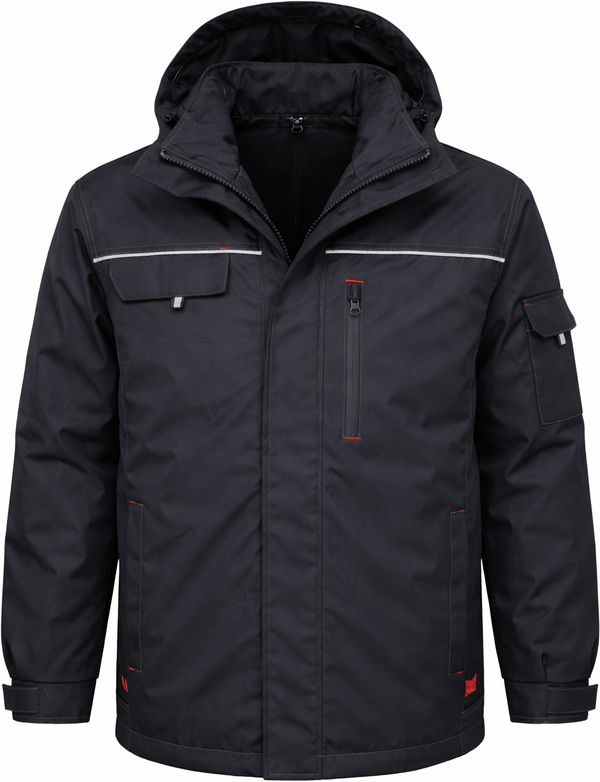 An image of a Custom Tough Duck PolyOxford 3 in 1 Parka in Navy!