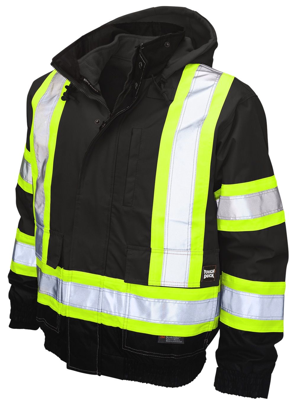 Tough Duck PolyOxford 3 in 1 Safety Bomber in Black