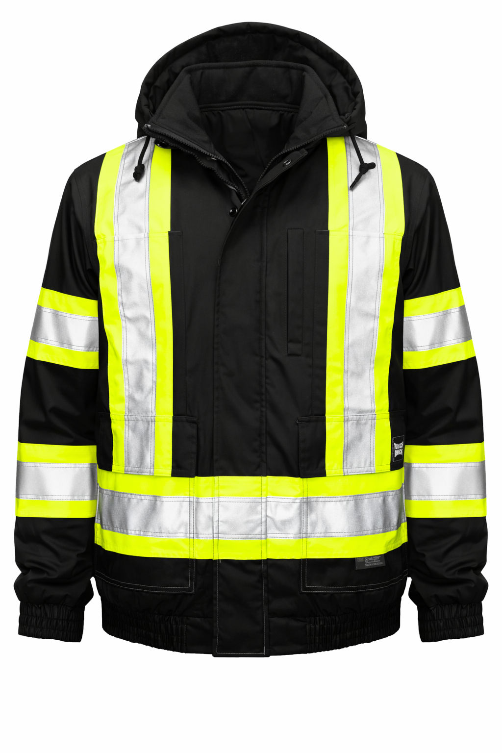 Tough Duck PolyOxford 3 in 1 Safety Bomber in Black