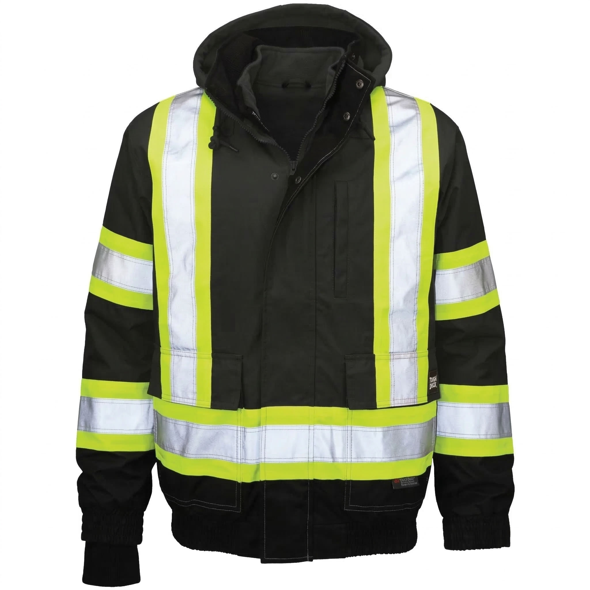 Tough Duck PolyOxford 3 in 1 Safety Bomber in Black