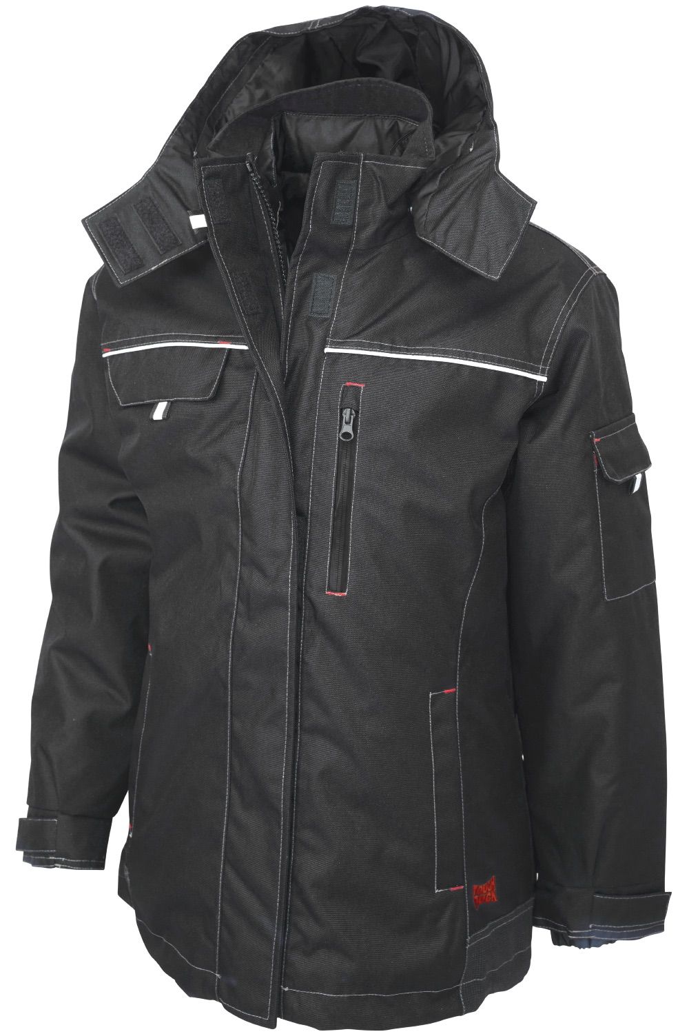 Tough Duck PolyOxford 3 in 1 Womens Parka in Black