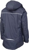 Am image of a Custom Tough Duck PolyOxford 3 in 1 Womens Parka in Navy!