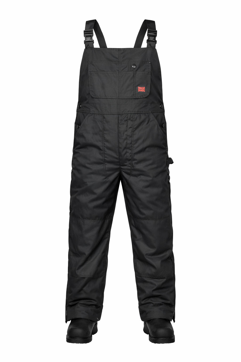 Tough Duck PolyOxford Insulated Bib Overall in Black