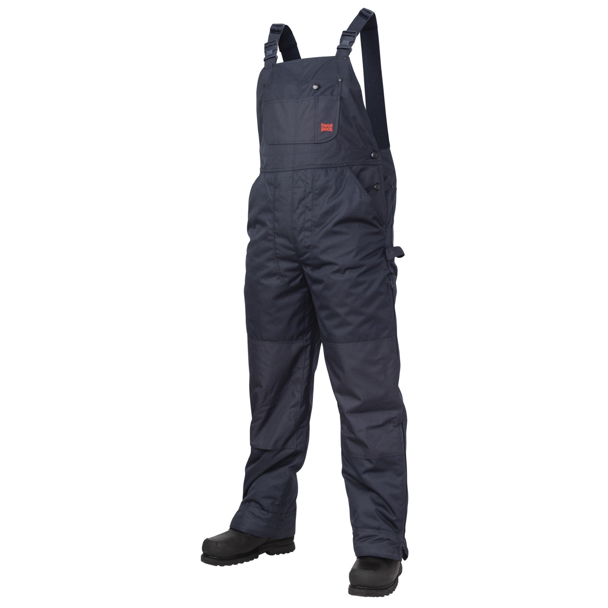 Tough Duck PolyOxford Insulated Bib Overall in Navy