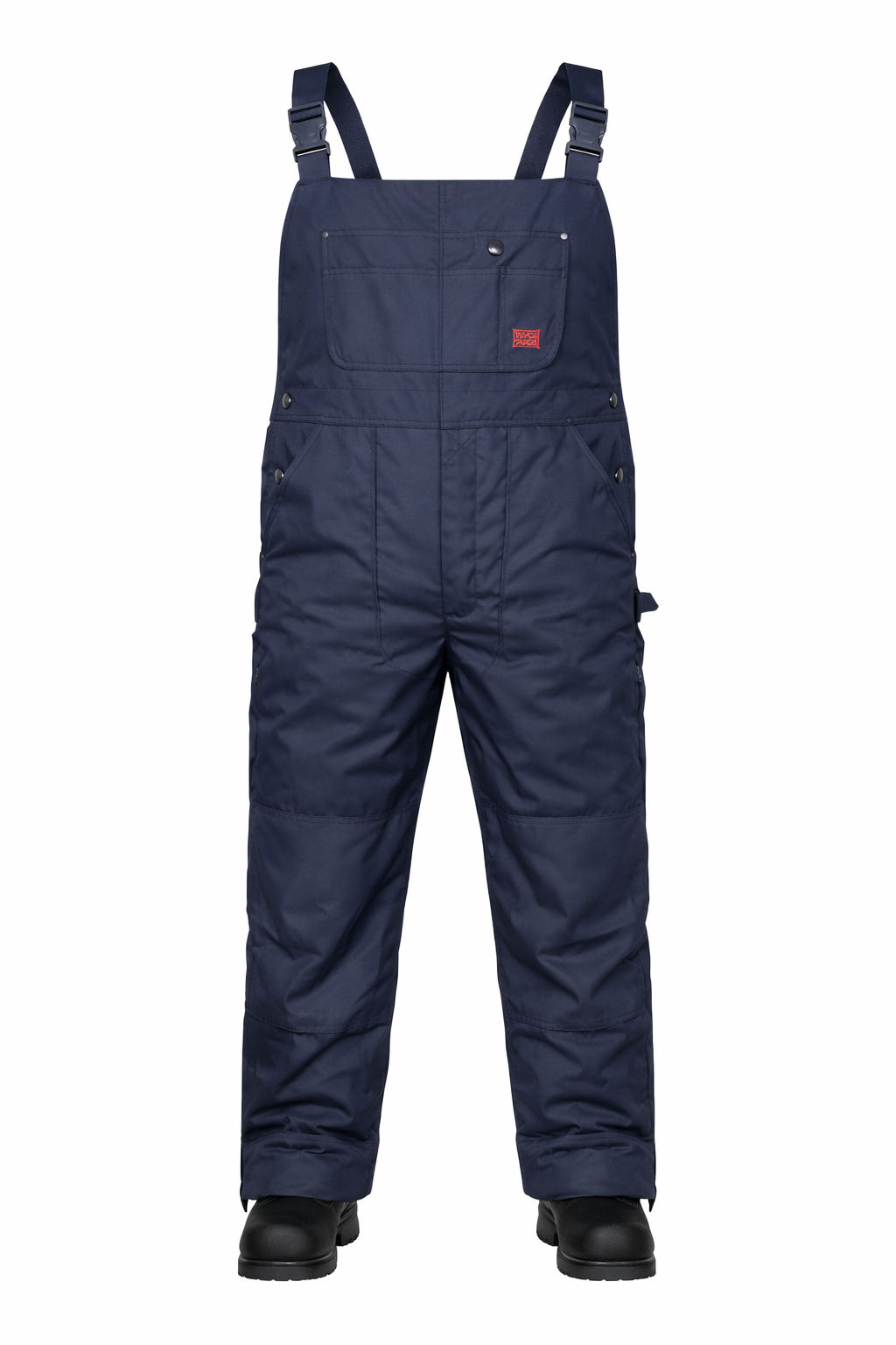 Tough Duck PolyOxford Insulated Bib Overall in Navy