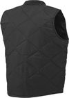 Am image of a Custom Tough Duck Quilted Vest in Black!