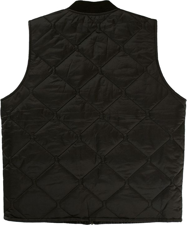 An image of a Custom Tough Duck Quilted Vest in Black!