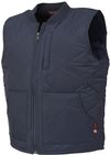 Am image of a Custom Tough Duck Quilted Vest in Navy!