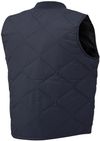 Am image of a Custom Tough Duck Quilted Vest in Navy!
