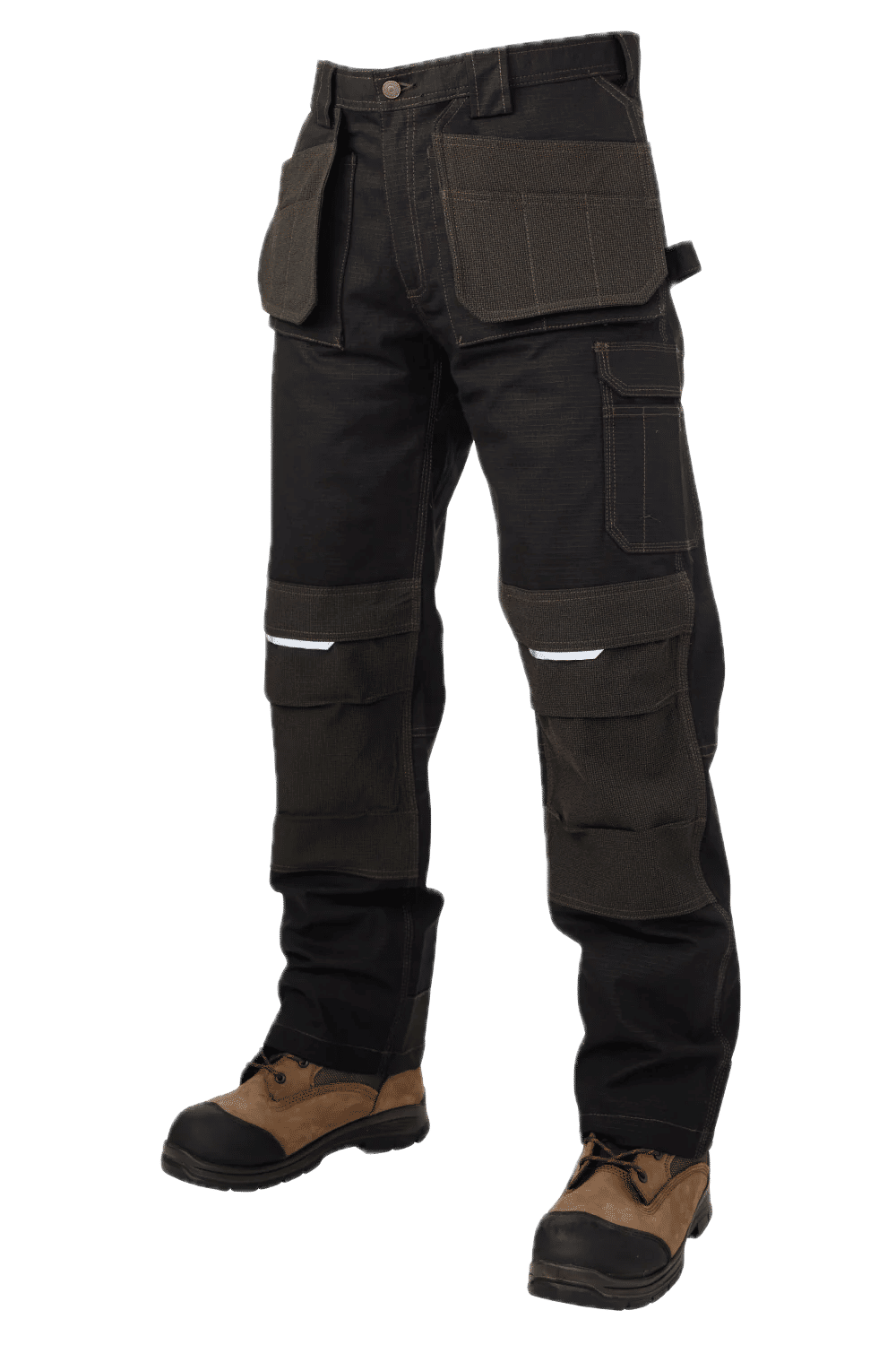Tough Duck Relaxed Fit Flex Ripstop Contractor Pant in Black