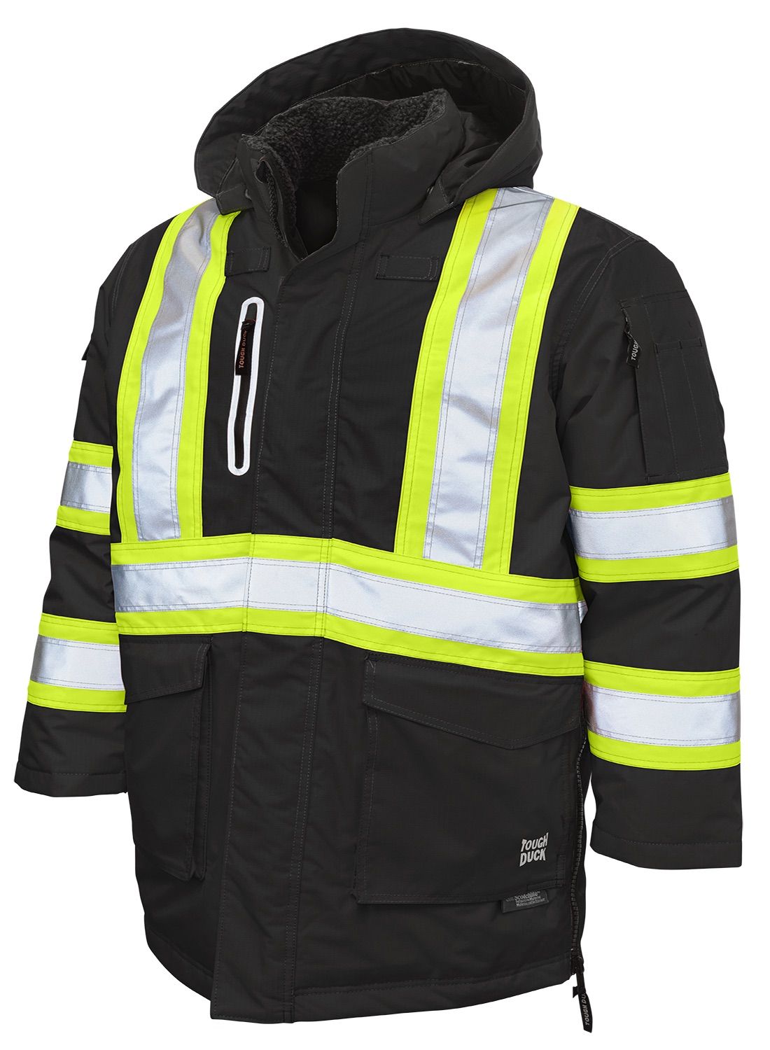 Tough Duck Safety Down Filled Parka in Black