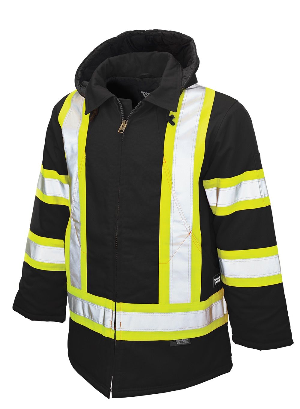 Tough Duck Safety Parka in Black