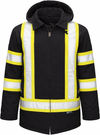 An image of a Custom Tough Duck Safety Parka in Black!