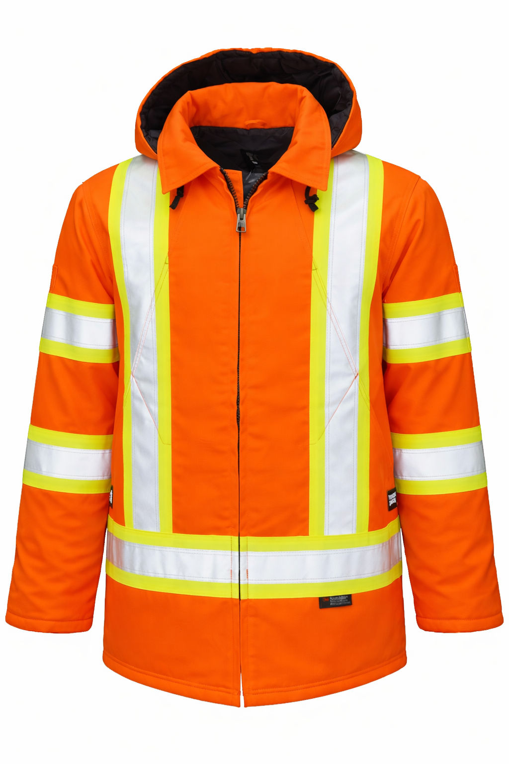 Tough Duck Safety Parka in Bright Orange