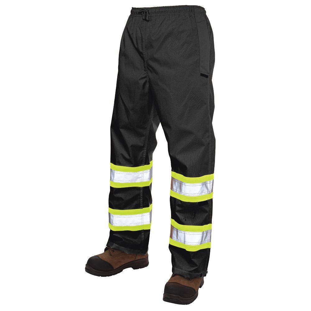 Tough Duck Safety Rain Pant in Black