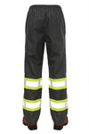 An image of a Custom Tough Duck Safety Rain Pant in Black!