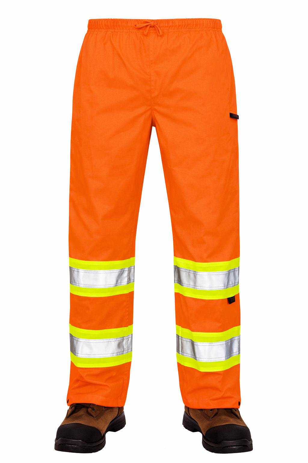 Tough Duck Safety Rain Pant in Fluorescent Orange