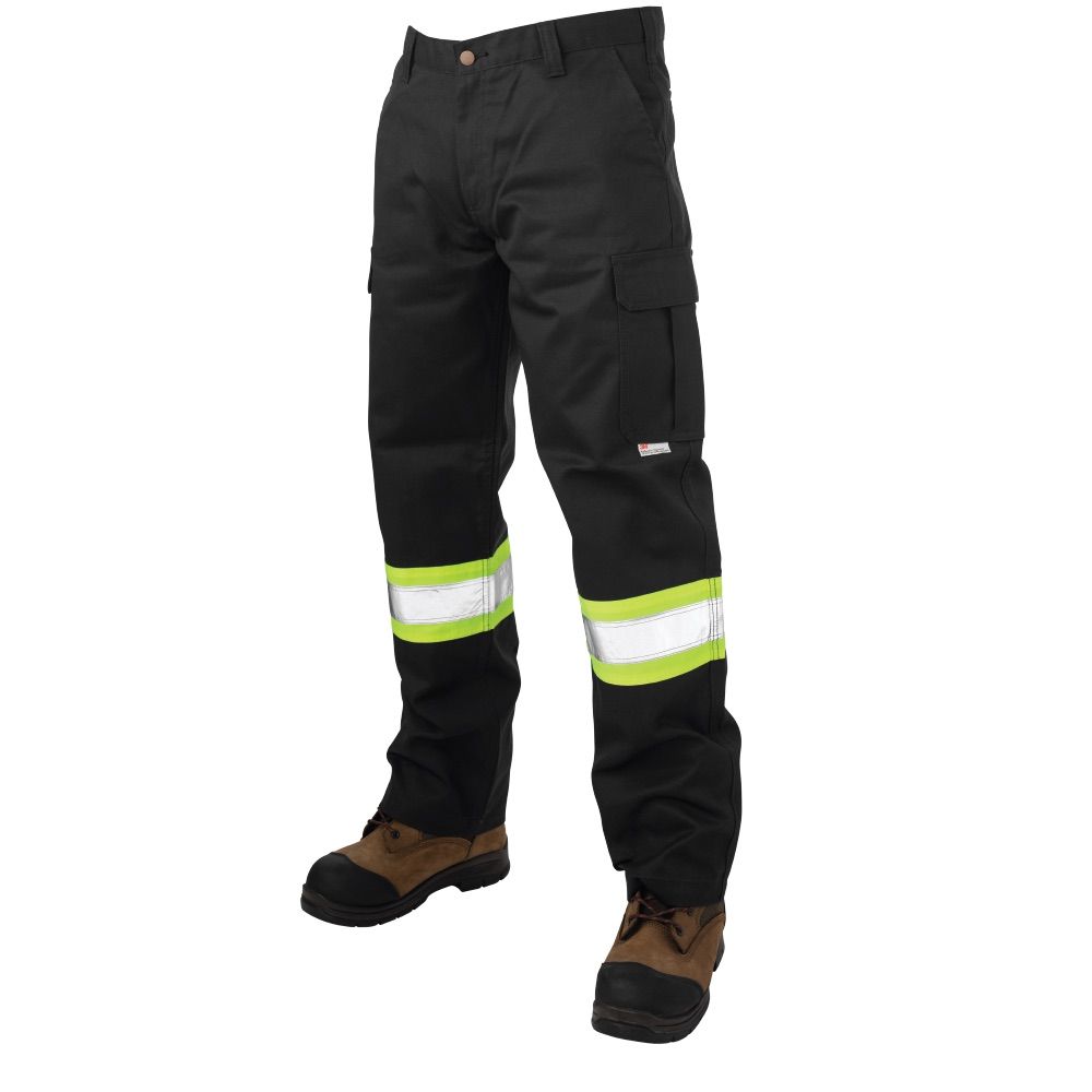 Tough Duck Safety Work Pant in Black