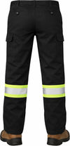 An image of a Custom Tough Duck Safety Work Pant in Black!