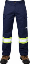An image of a Custom Tough Duck Safety Work Pant in Navy!