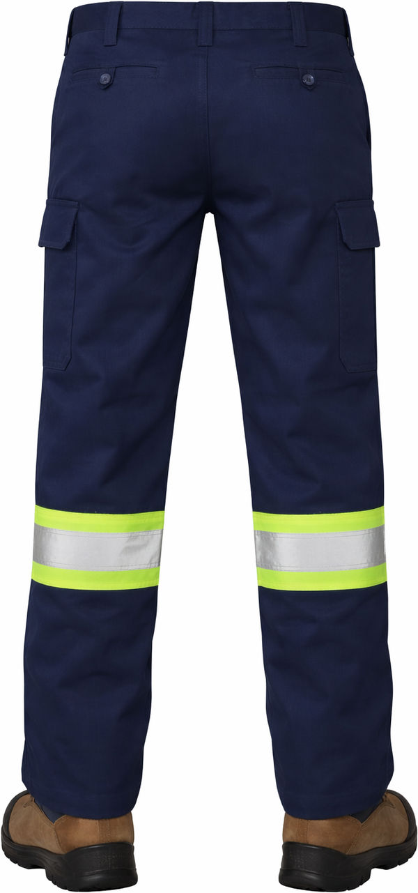 An image of a Custom Tough Duck Safety Work Pant in Navy!