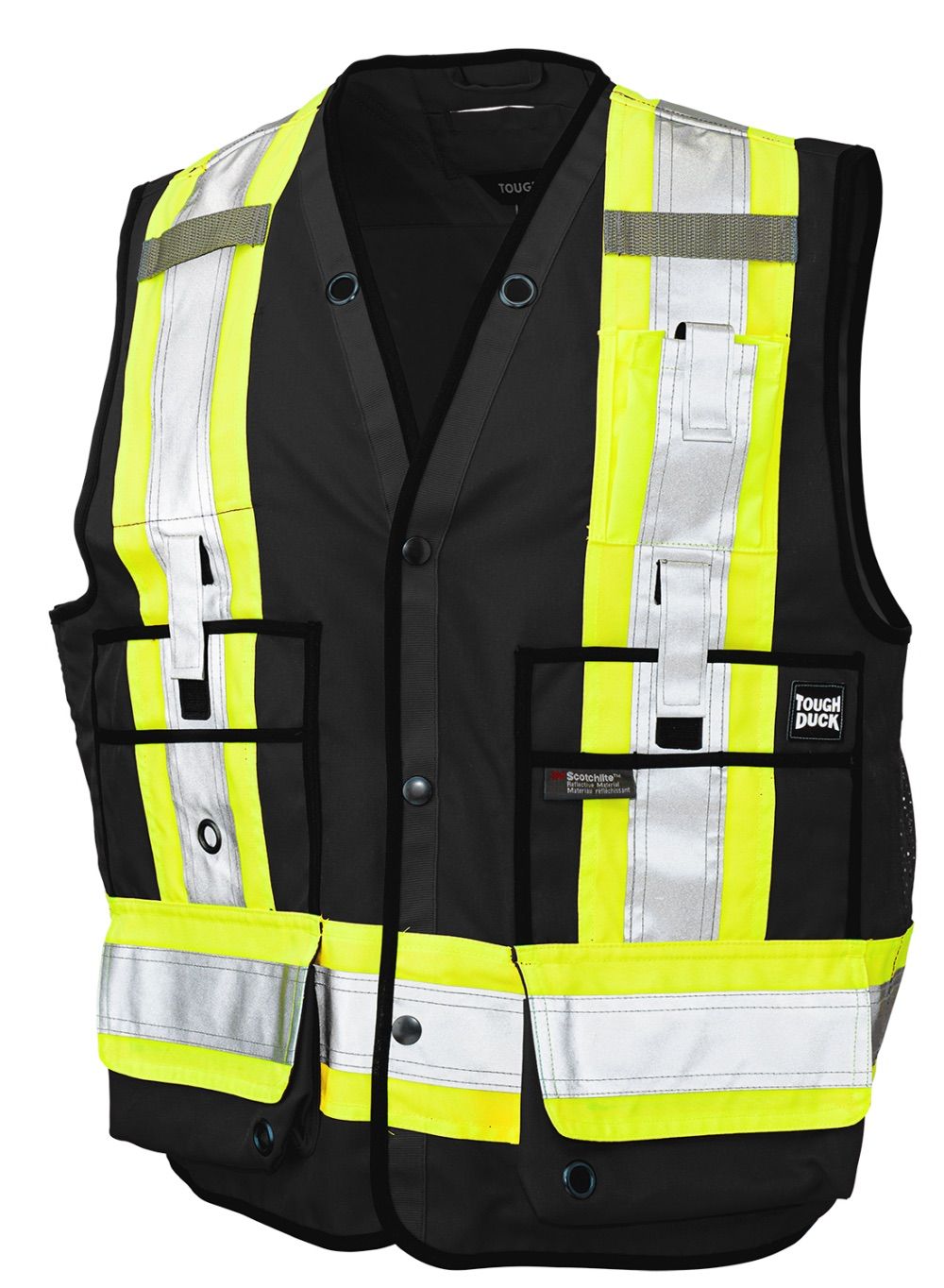 Tough Duck Surveyor Safety Vest in Black