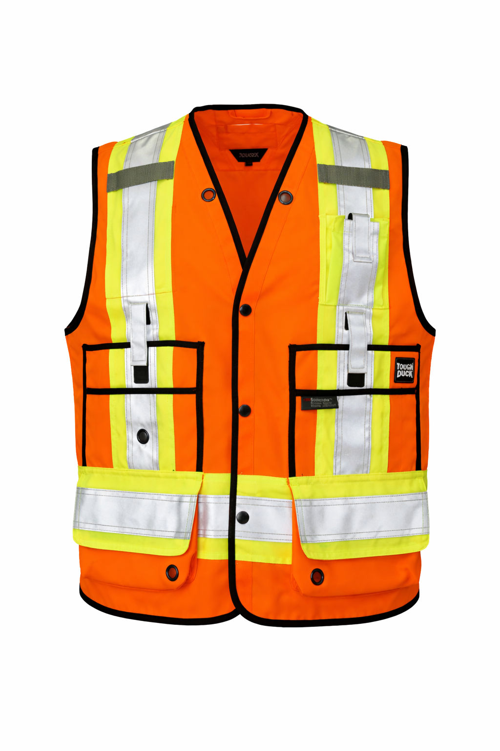 Tough Duck Surveyor Safety Vest in Fluorescent Orange