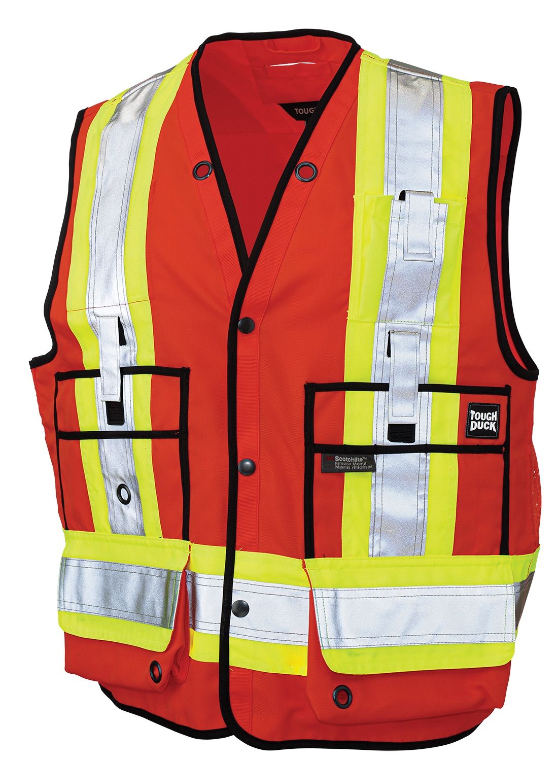 Tough Duck Surveyor Safety Vest in Red