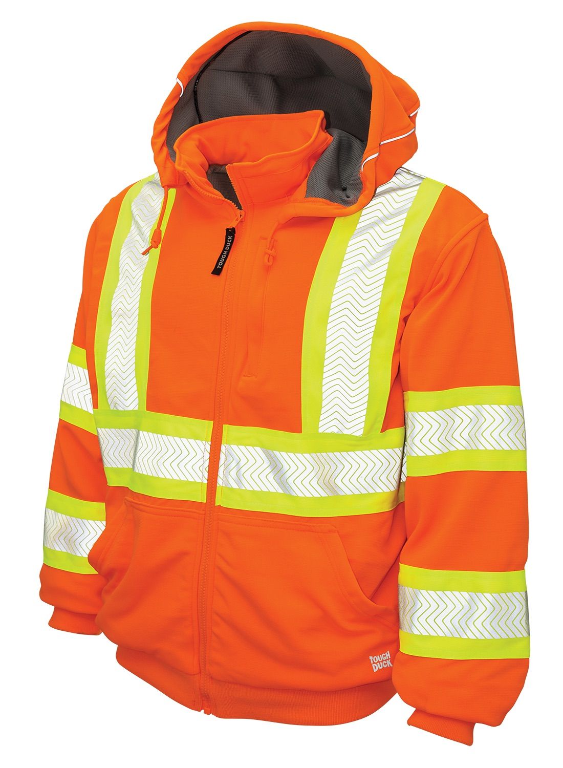 Tough Duck Thermal Safety Hoodie in Fluorescent Orange
