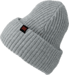 Am image of a Custom Tough Duck Thick Knit Rib Watch Cap in Grey!