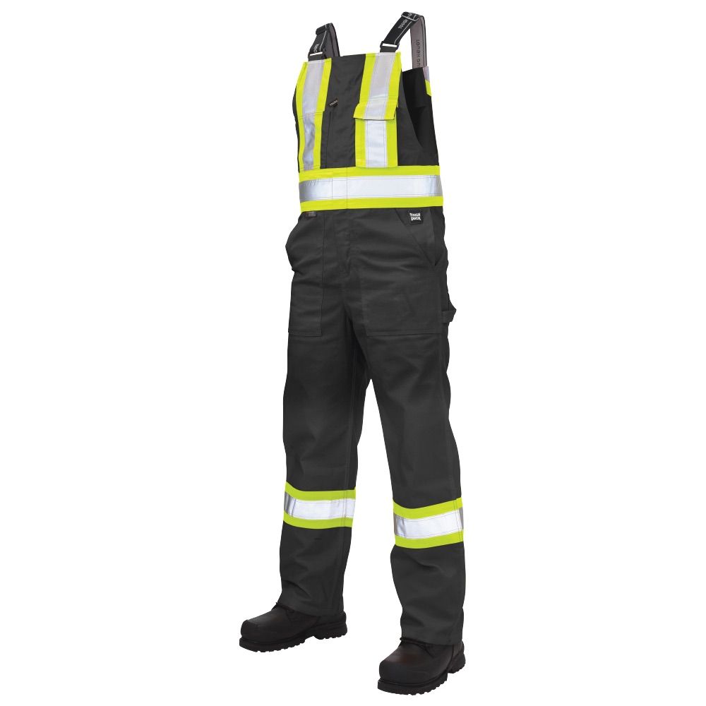 Tough Duck Twill Blend Safety Overall in Black