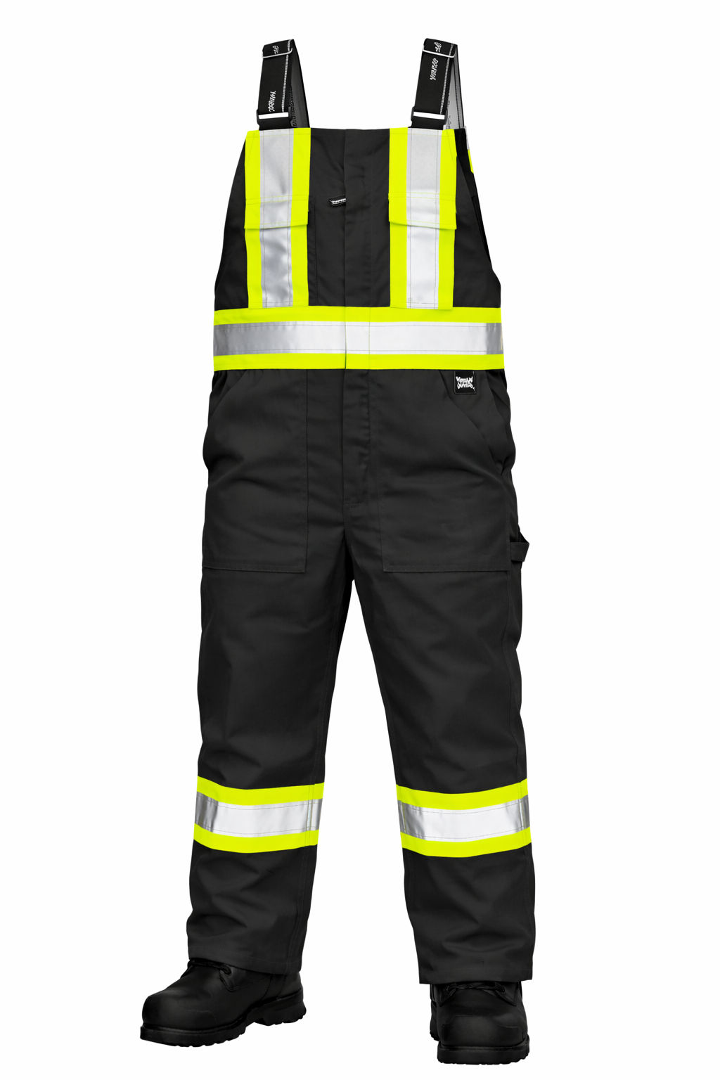 Tough Duck Twill Blend Safety Overall in Black