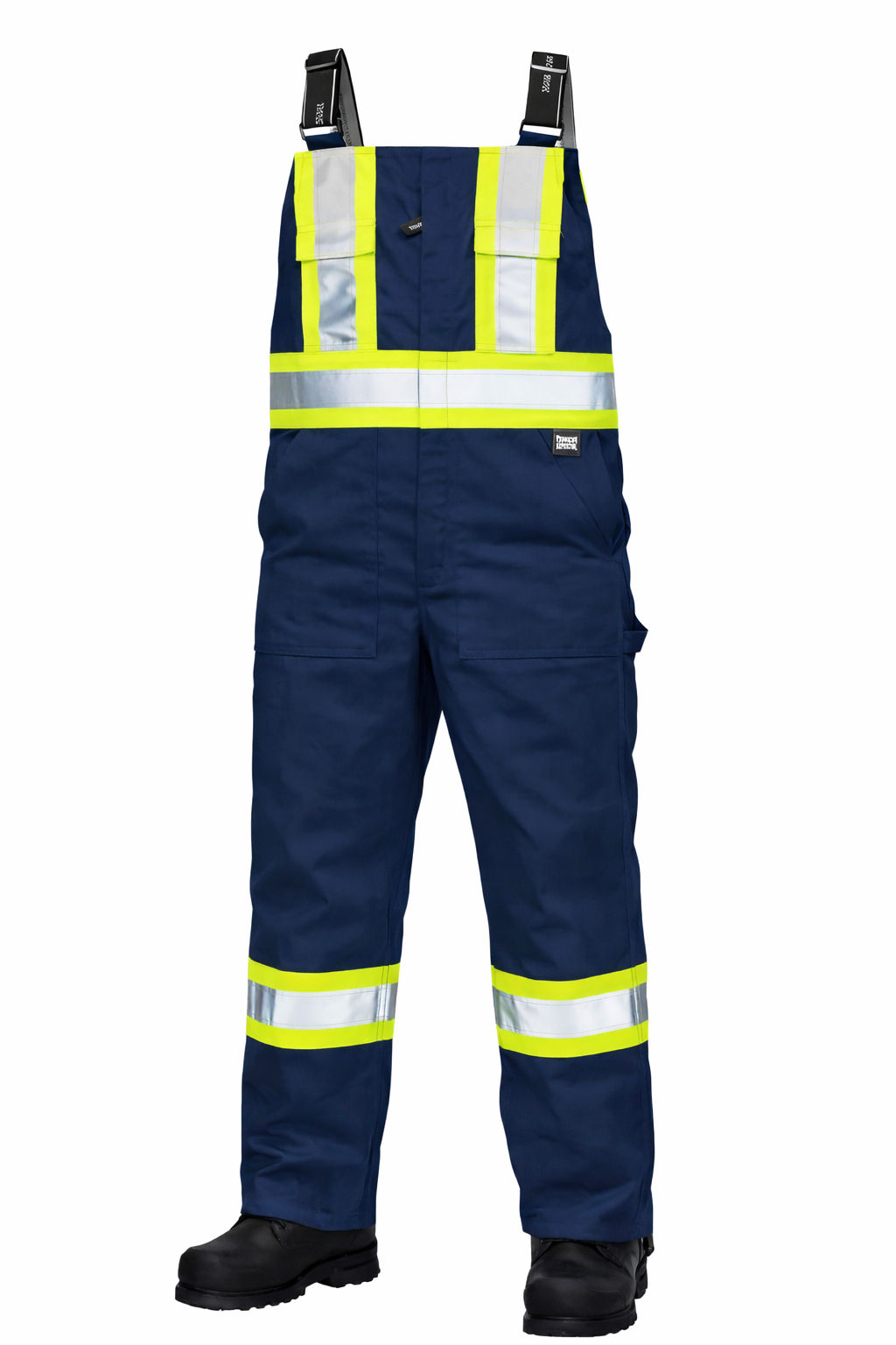 Tough Duck Twill Blend Safety Overall in Navy