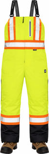 An image of a Custom Tough Duck Waterproof Breathable Safety Overall in Fluorescent Green!