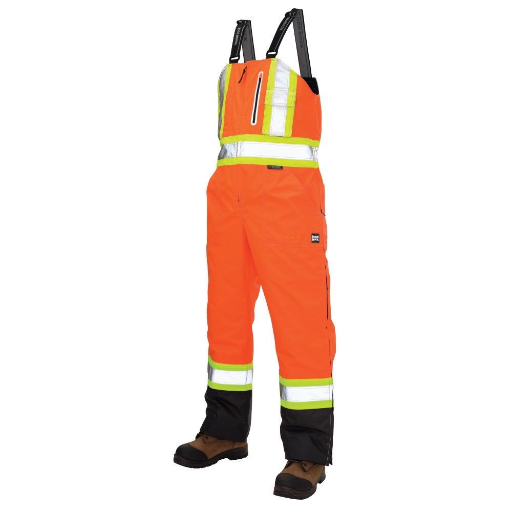 Tough Duck Waterproof Breathable Safety Overall in Fluorescent Orange