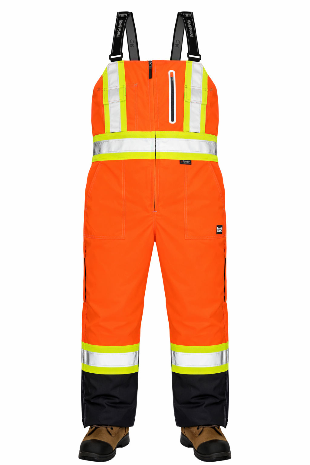 Tough Duck Waterproof Breathable Safety Overall in Fluorescent Orange