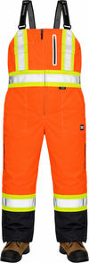 An image of a Custom Tough Duck Waterproof Breathable Safety Overall in Fluorescent Orange!
