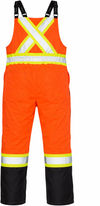 An image of a Custom Tough Duck Waterproof Breathable Safety Overall in Fluorescent Orange!